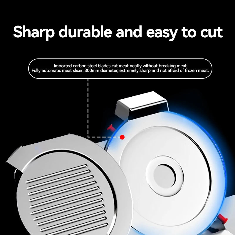 DUTRIEUX Commercial Automatic Meat Slicer – Frozen & Fresh Commercial Meat Slicer SPOT