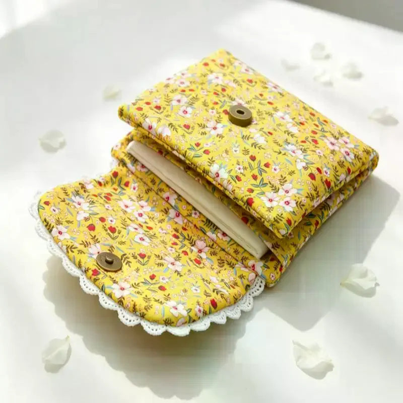 Floral Lace Sanitary Pad Pouch – Discreet Period Storage Bag Period Storage Pouch SPOT