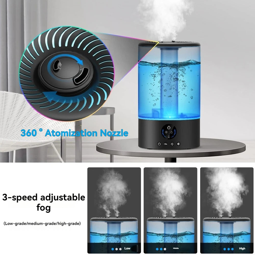 3L Cool Mist Humidifier – 3-Speed, 360° Nozzle & Timer Ultrasonic Humidifier SPOT