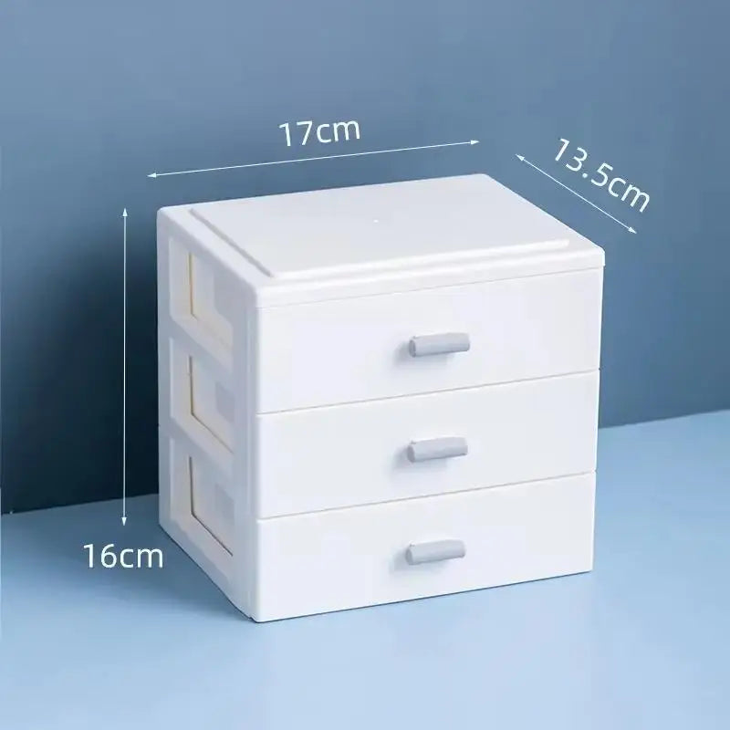 Stackable Plastic Desktop Drawer Organizer | Home & Office Desktop Drawer Organizer SPOT one size A4