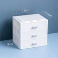 Stackable Plastic Desktop Drawer Organizer | Office & Home Desktop Drawer Organizer SPOT one size A4