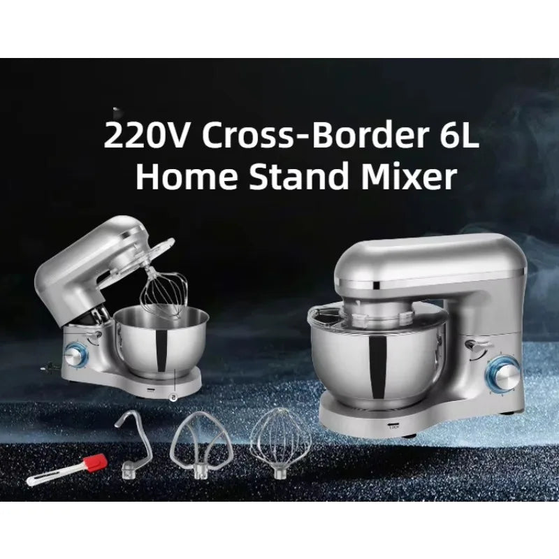 6L Stand Mixer 220V – 1400W Dough Kneader, 6 Speeds Stand Mixer SPOT