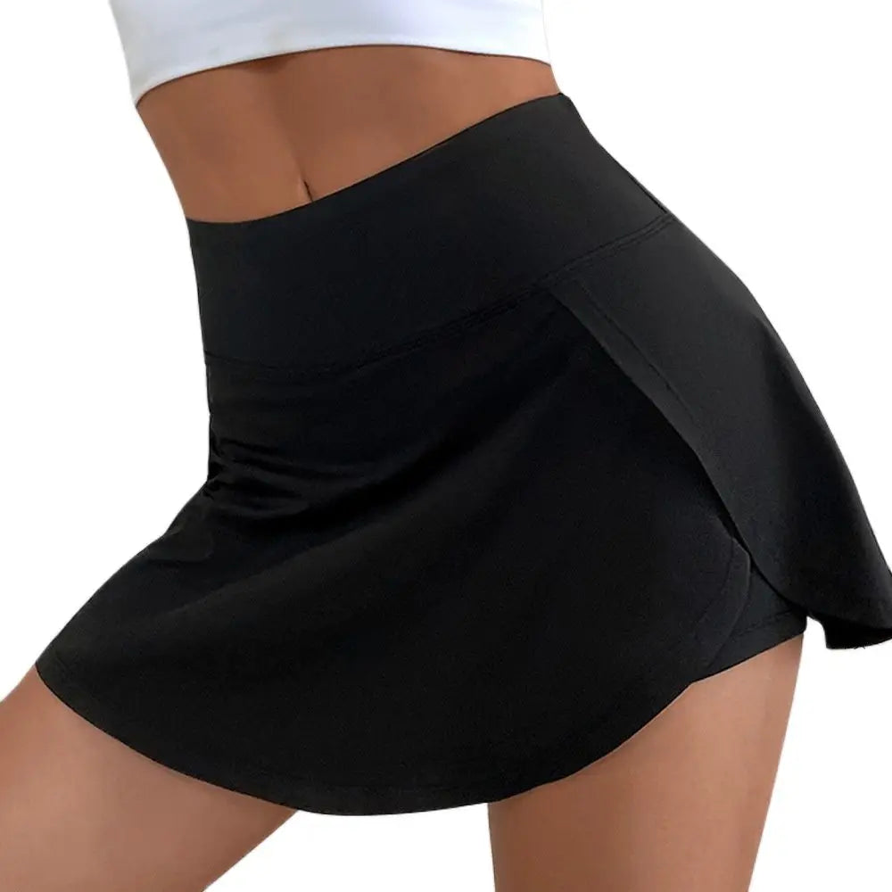 Women's High Waist Culotte Skirt – Yoga Tennis Running Activewear Culotte Skirt SPOT
