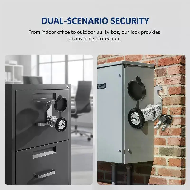 Zinc Alloy Cam Lock with Waterproof Cover & 2 Keys Cam Lock SPOT