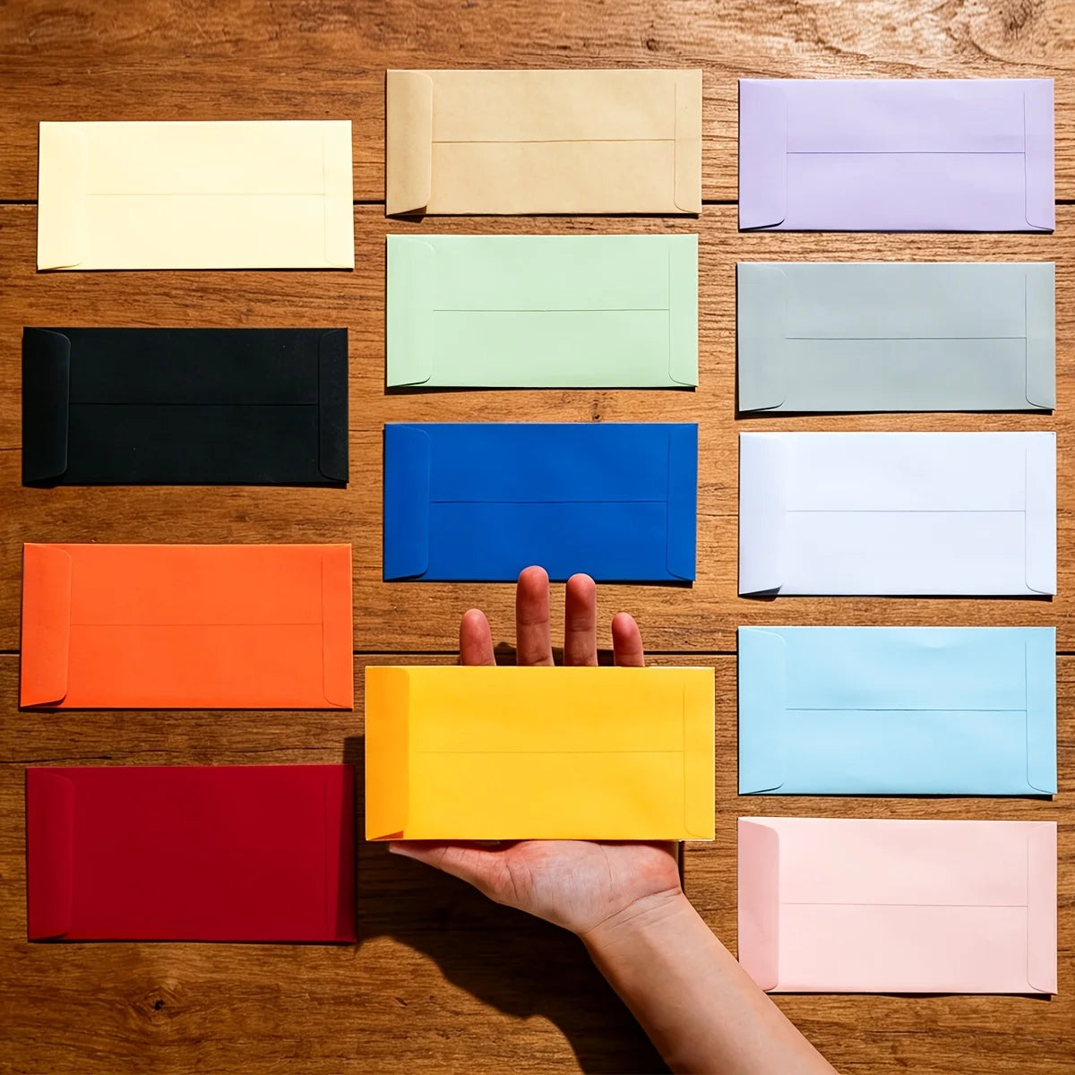 Self-Sealing Colored Cash Envelopes 30/50/65-Pack Cash Envelopes SPOT