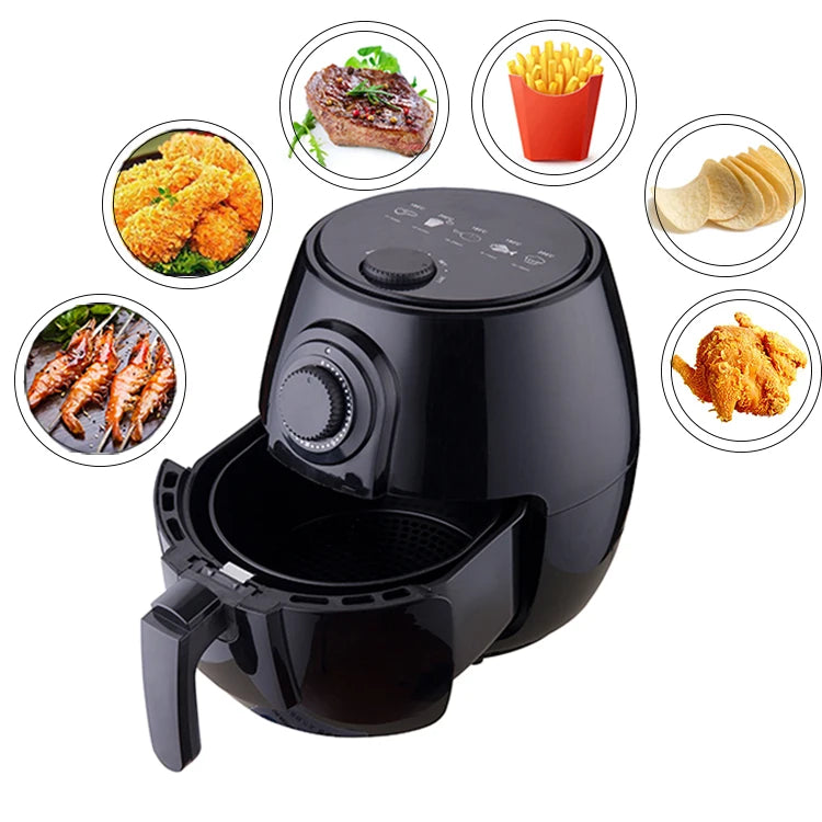 DUTRIEUX 2.6L Digital Air Fryer 1400W – Oil-Free Cooking Digital Air Fryer SPOT AU