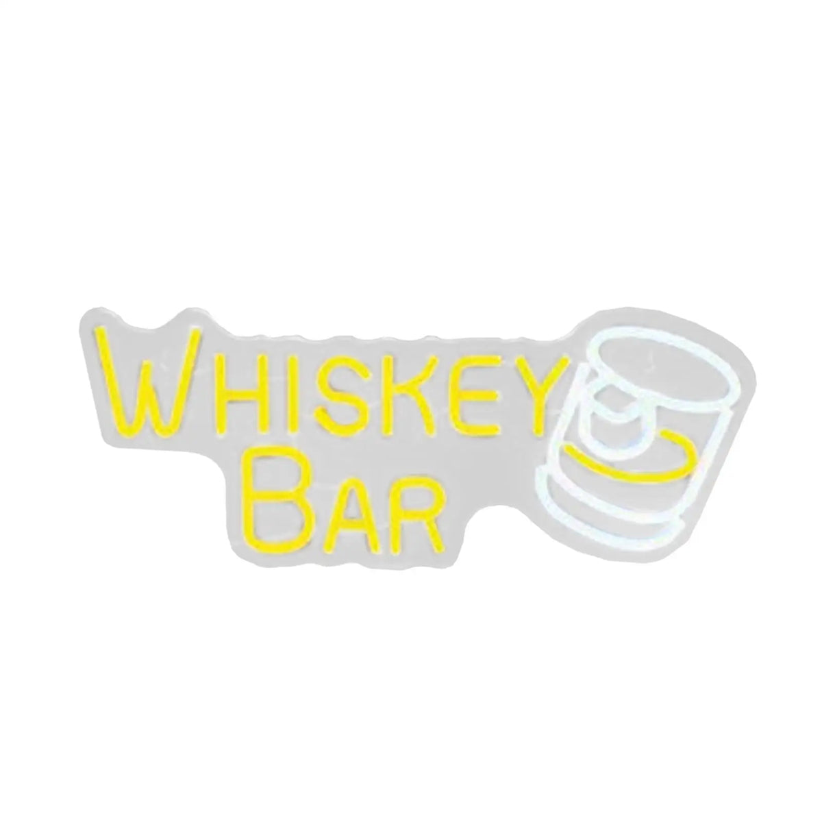 Whiskey Bar LED Neon Sign – USB Powered Wall Decor Light LED Neon Sign SPOT