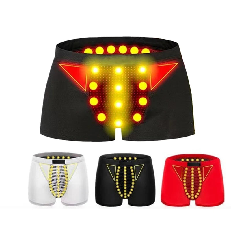 Men's Magnetic Boxer Briefs – 22 Magnets, Breathable L–5XL Magnetic Boxer Briefs SPOT