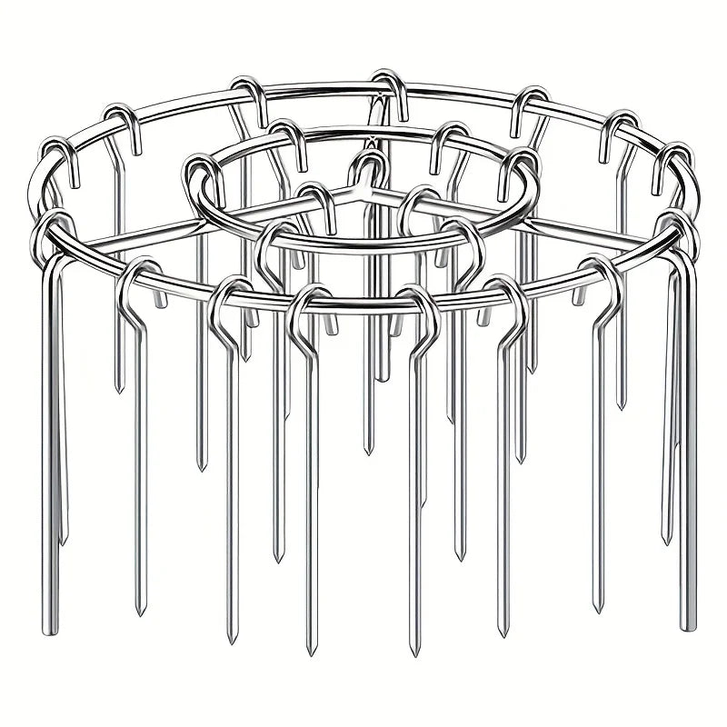 Vertical Air Fryer Skewer Rack – Stainless Steel BBQ Grill Air Fryer Rack SPOT