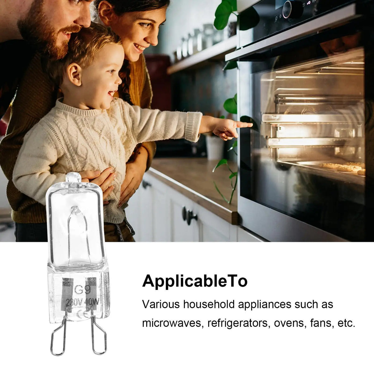 40W G9 Halogen Oven Bulb – High-Temp Appliance Lamp Halogen Oven Bulb SPOT