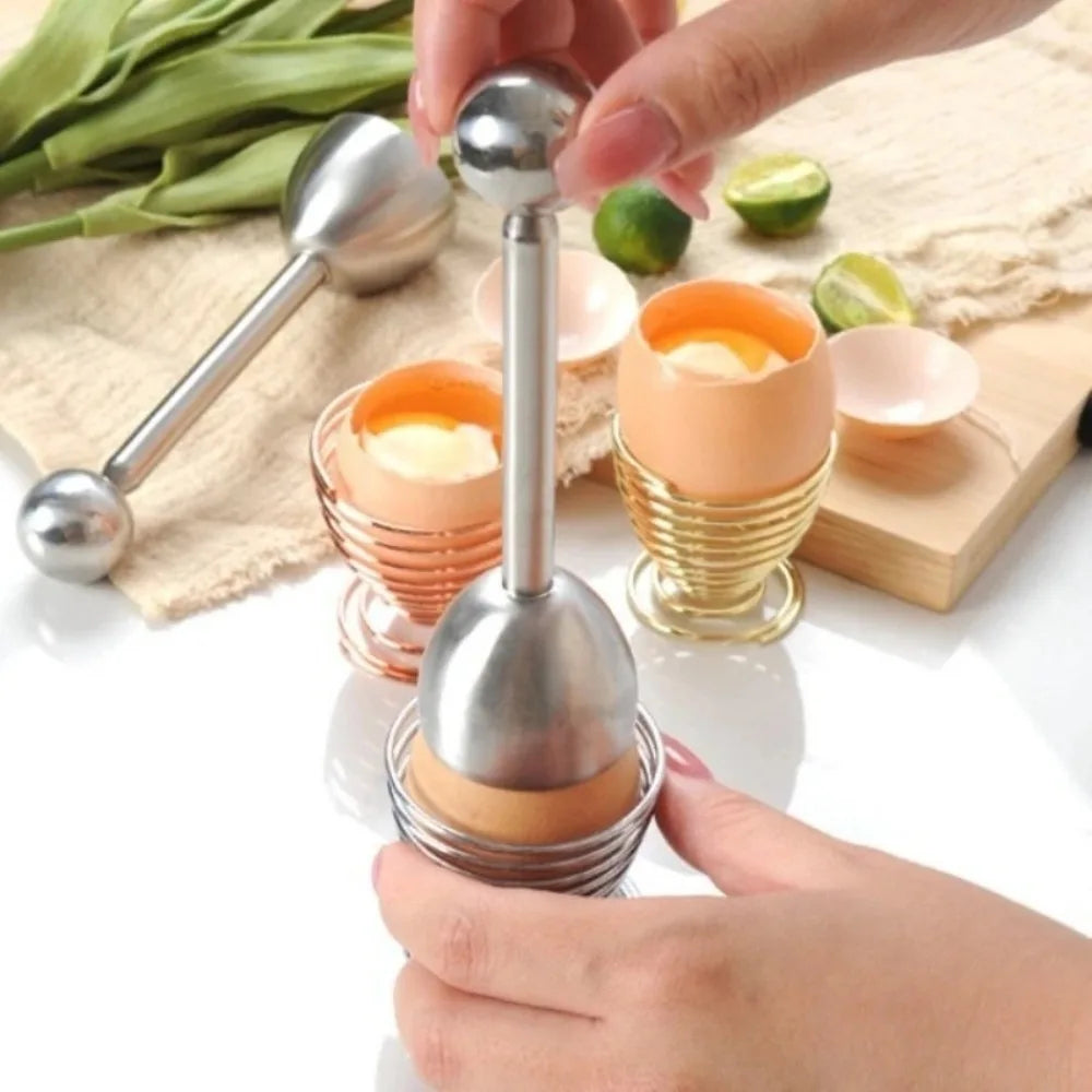 Stainless Steel Egg Topper Opener & Shell Cracker Tool Egg Topper Tool SPOT