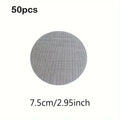 50-Pack Round Drainage Mesh Pads for Flower Pots & Bonsai Drainage Mesh Pads SPOT 7.5cm 50pcs