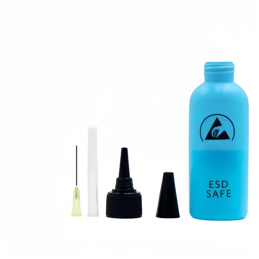 60mL ESD Alcohol Dispenser Bottle – Steel Needle Tip Squeeze Liquid Dispenser Bottle SPOT