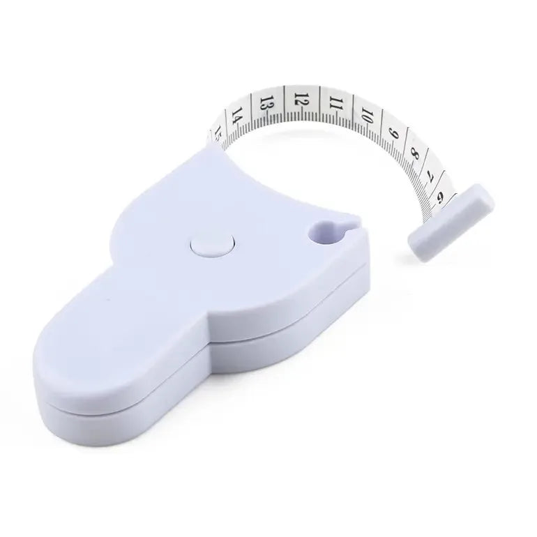 Auto Retractable Body Measuring Tape 150cm – Sewing & Fitness Retractable Tape Measure SPOT WHITE