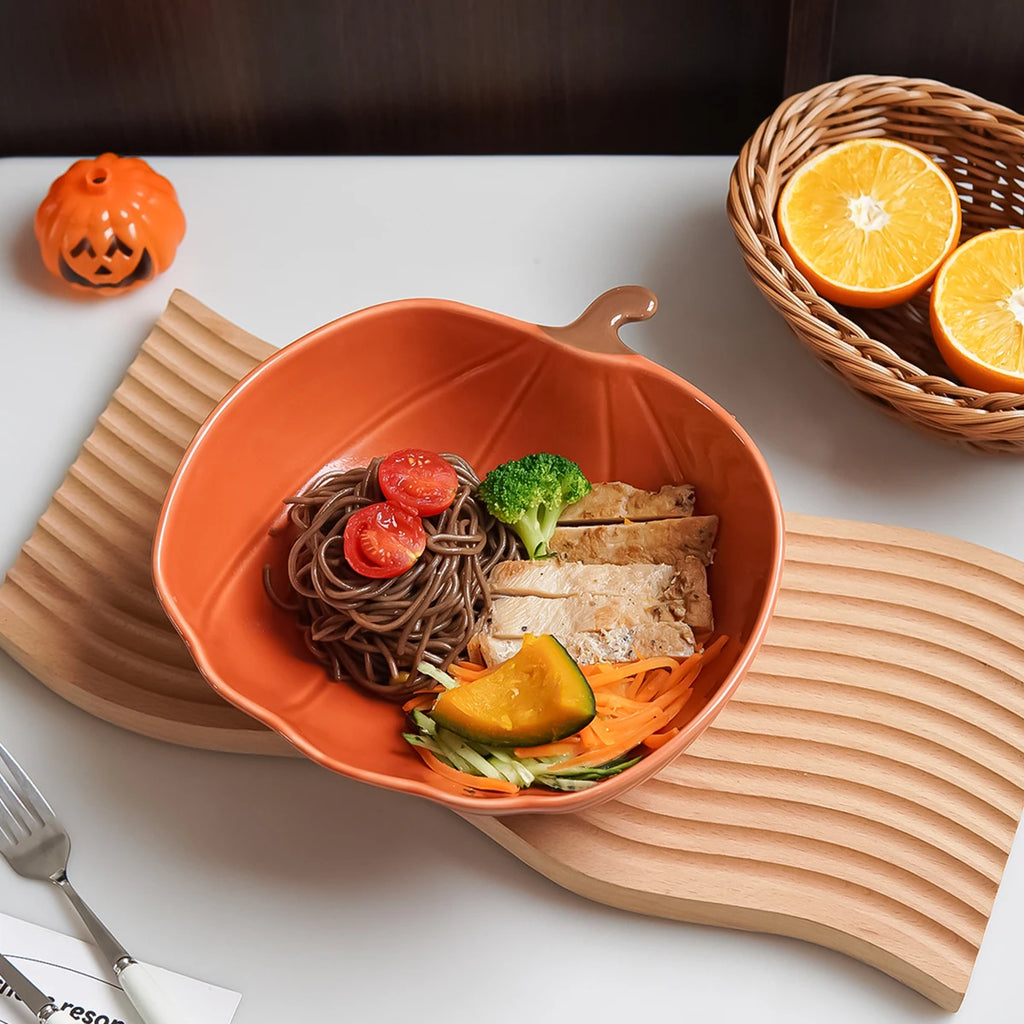 Halloween Pumpkin Ceramic Dinner Plate – Festive & Decorative Ceramic Dinner Plate SPOT