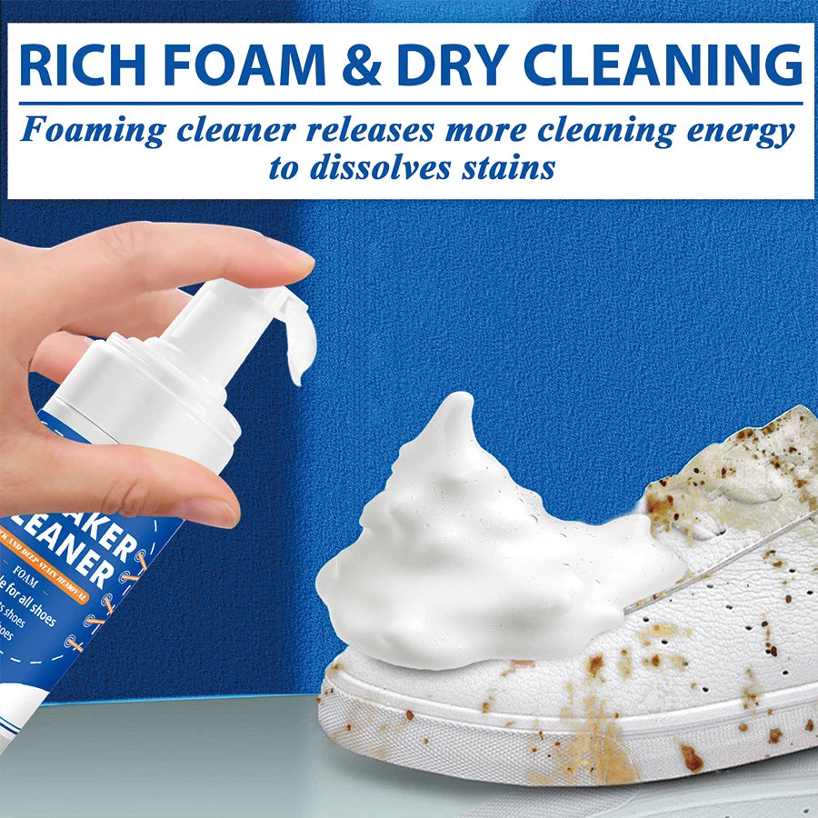 100ml No-Wash Shoe Cleaning Foam – Suede & Leather Shoe Cleaning Foam SPOT