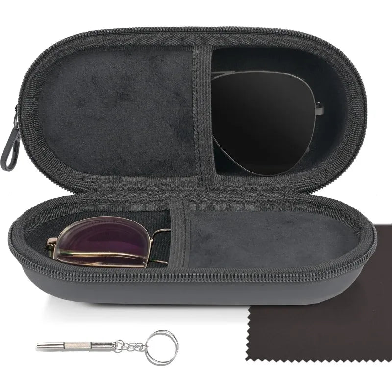 Double Glasses Case – Portable Eyewear Box for 2 Pairs Eyewear Storage Case SPOT