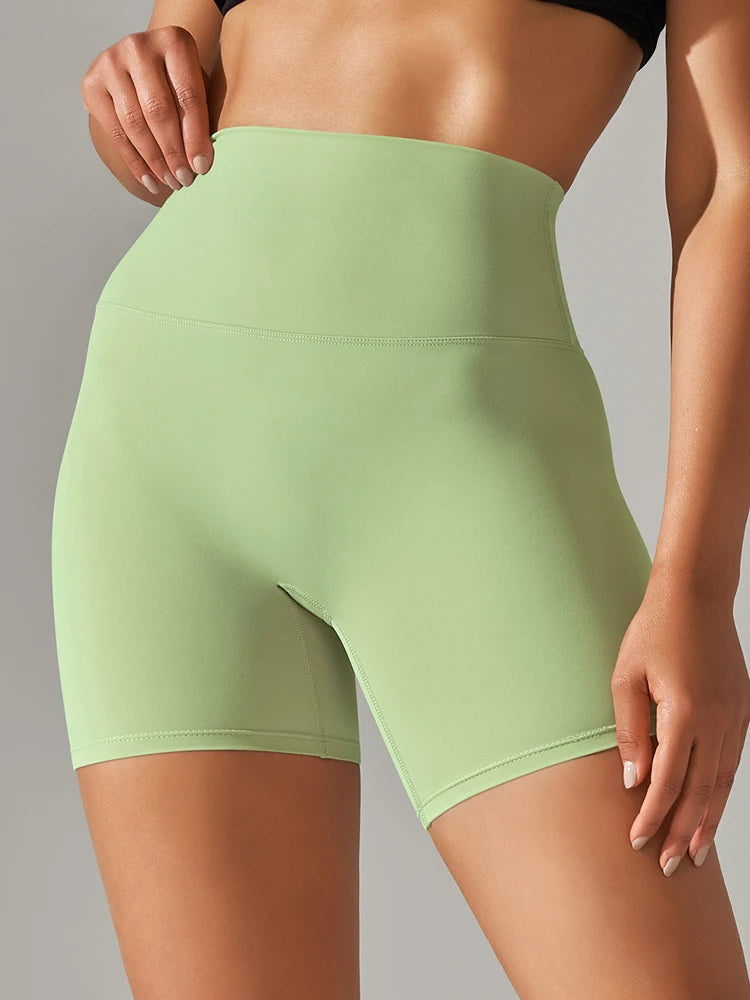 Women's High Waist Squat-Proof Yoga Shorts | Quick-Dry Gym Women's Active Shorts SPOT