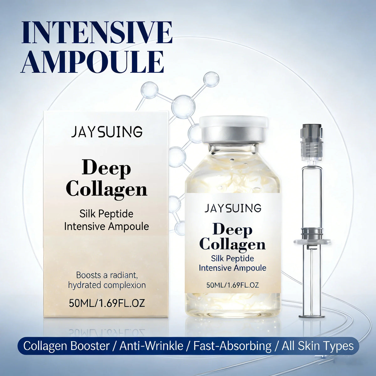 Eelhoe Collagen Silk Peptide Ampoule Serum – Firm & Hydrate Face Serum SPOT