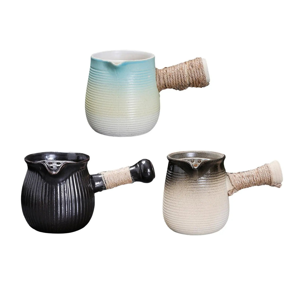 Chinese Ceramic Teapot 500ml – Porcelain Side Handle Tea Kettle Ceramic Teapot SPOT