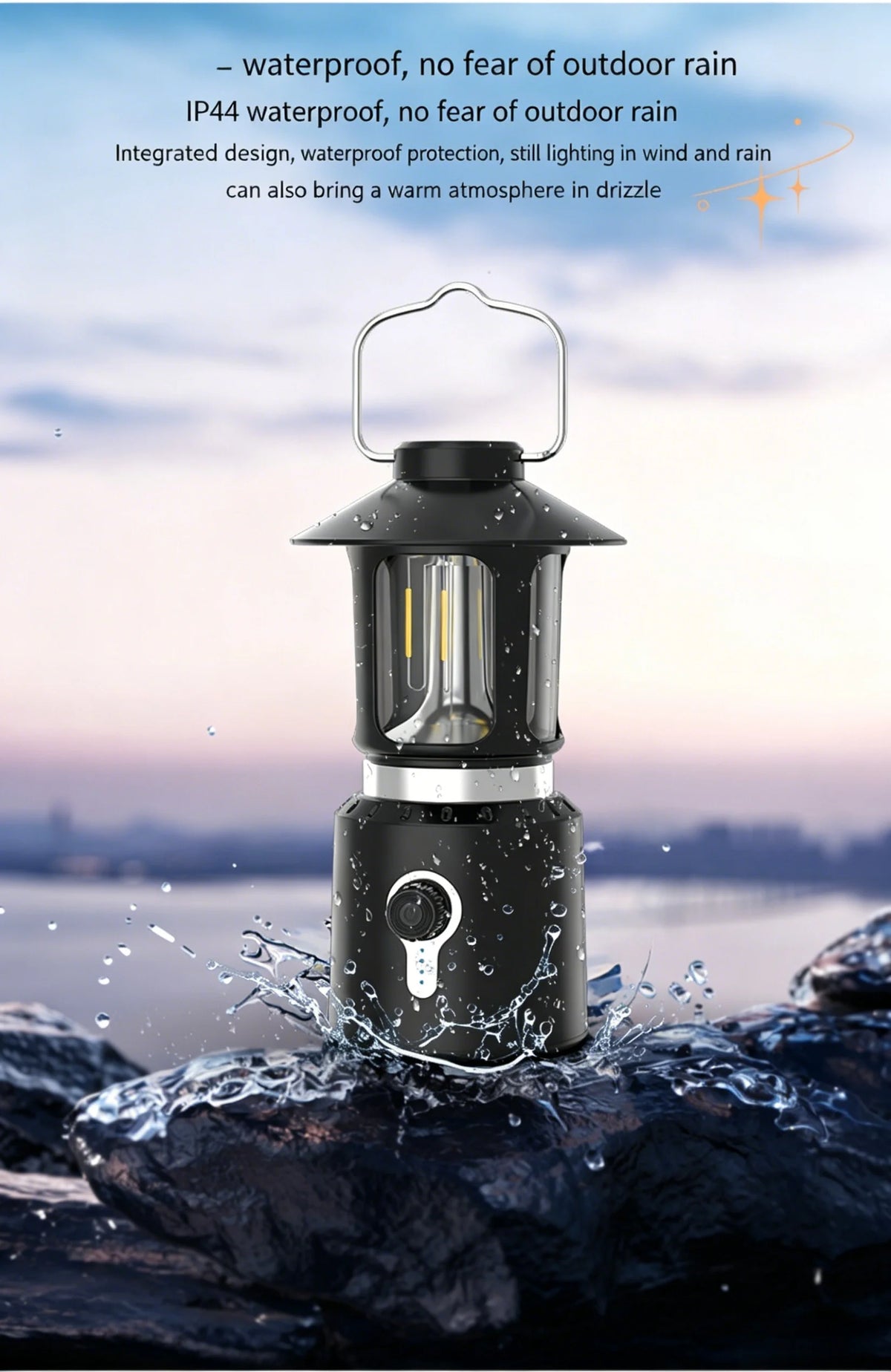Rechargeable LED Camping Lantern – Waterproof Dual Light LED Camping Lantern SPOT