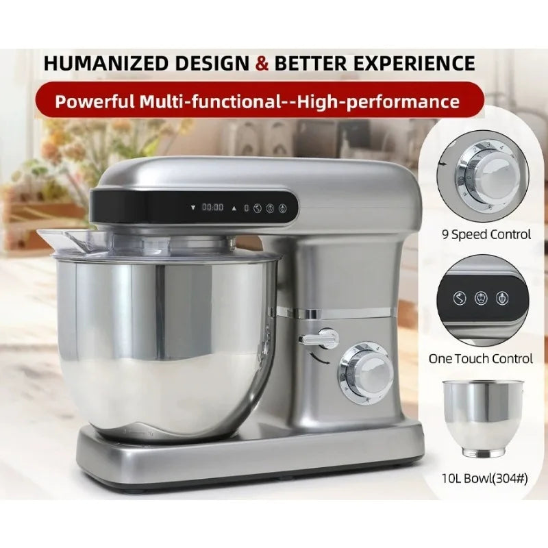 2200W 10L Planetary Stand Mixer – Dough, Cake & Bread Planetary Stand Mixer SPOT