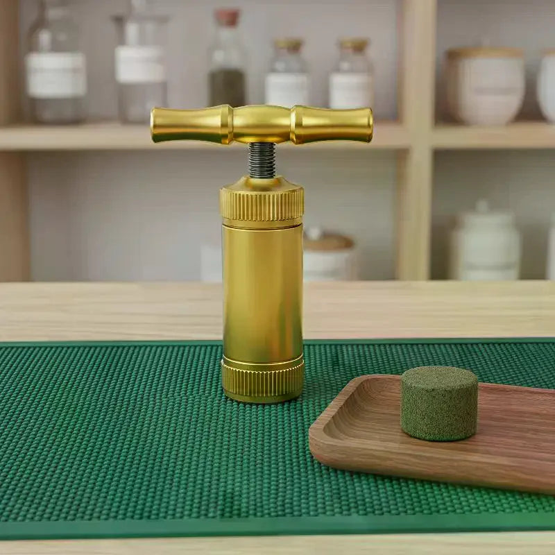 Aluminum Alloy Herb & Spice Hand Press Crusher – Portable Herb Spice Press SPOT