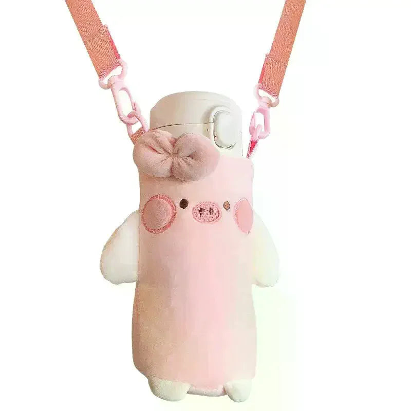 Cartoon Plush Water Bottle Cover – Insulated Cup Sleeve Bag Bottle Sleeve Cover SPOT
