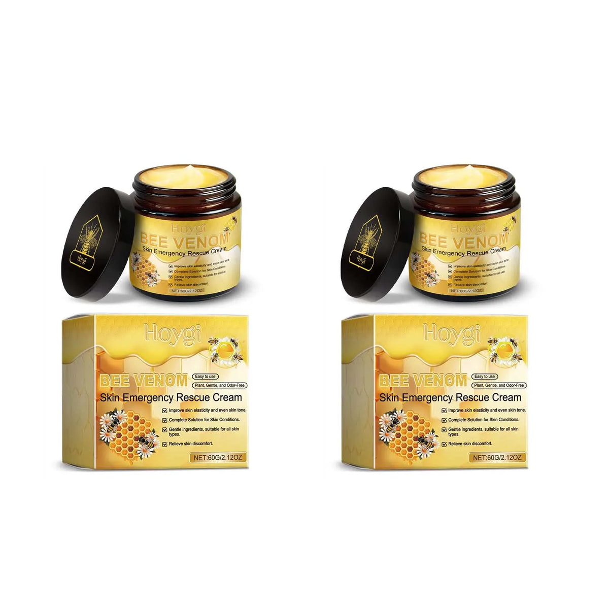 Hoygi Bee Venom Face & Body Cream – Firming & Brightening Face & Body Cream SPOT 2 x 60g boxed