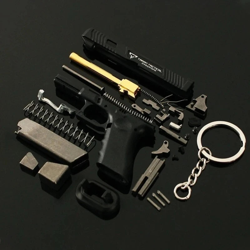 NOCCLILI 1:3 Semi-Alloy G34 Pistol Model Keychain – Black Collectible Model Keychain SPOT