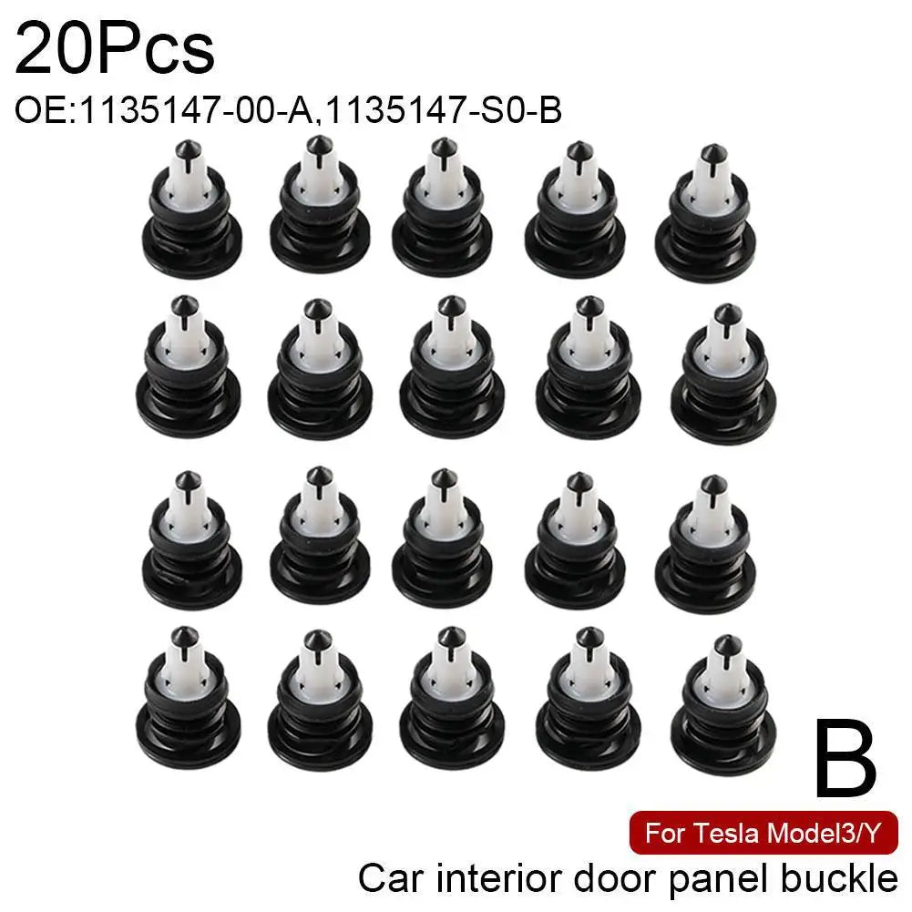 20-Pack Tesla Model 3 Door Panel Clips 1135147-00-A & S0-B Door Panel Clips SPOT 20pcs