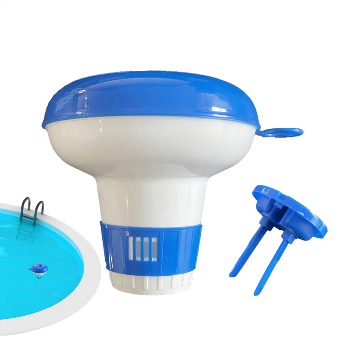 Floating Pool Chlorine Tablet Dispenser for Pool, Spa & Hot Tub Pool Chlorine Dispenser SPOT