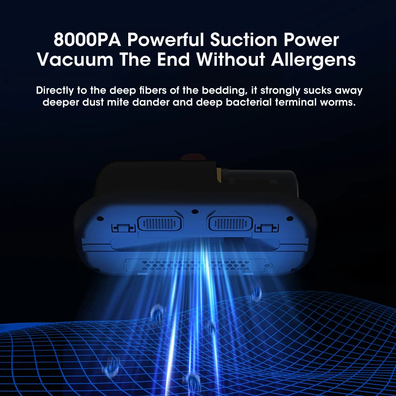 UV Mite Remover Handheld Vacuum – 10kPa for Mattress & Sofa UV Mite Vacuum SPOT