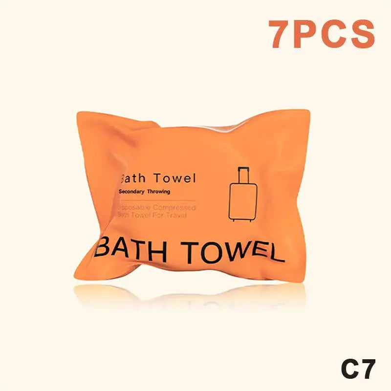 Disposable Bath Towels 70x140cm – 7 or 14pk Travel Towels Disposable Bath Towels SPOT C7