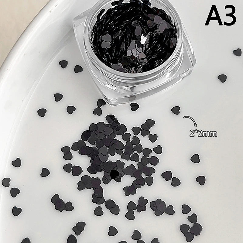 Holographic Laser Nail Sequins & Glitter – DIY Nail Art Mix Nail Art Sequins SPOT A3