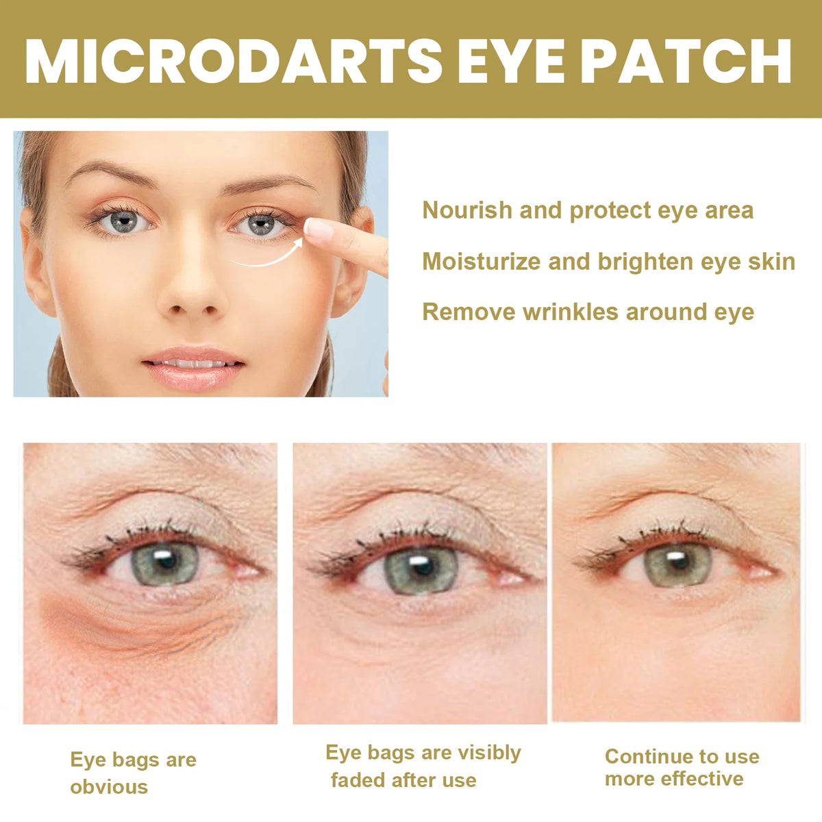 Hyaluronic Acid Microneedle Eye Patches – Brighten & Firm Microneedle Eye Patches SPOT