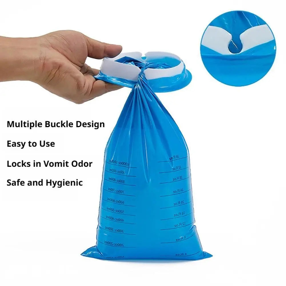 10-Pack Disposable Emesis Bags 1000ml – Travel & Car Sickness Disposable Emesis Bags SPOT