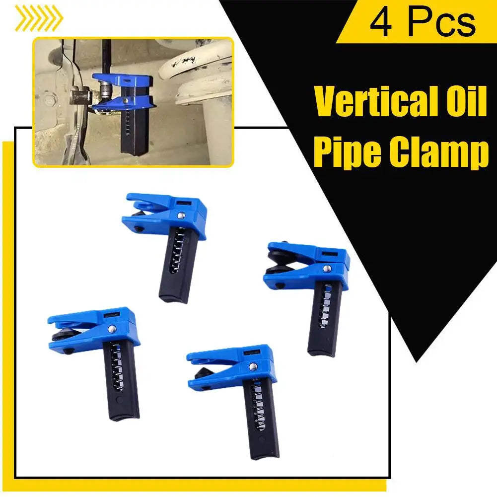 4-Piece Brake Tubing Clamp Set – Oil Pipe Plug & Hose Block Cap Brake Line Clamp Set SPOT
