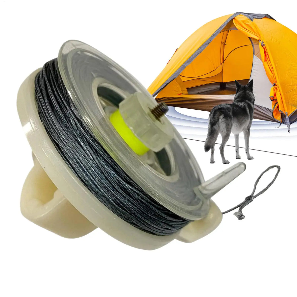 Weatherproof Trip Wire Perimeter Alarm – 82ft Camping Security Perimeter Trip Wire SPOT
