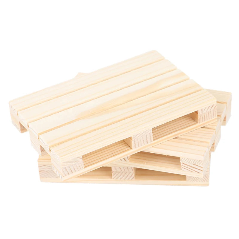 Mini Wooden Pallet Coaster – Traditional Style Cup & Pot Mat Wood Coaster SPOT one size