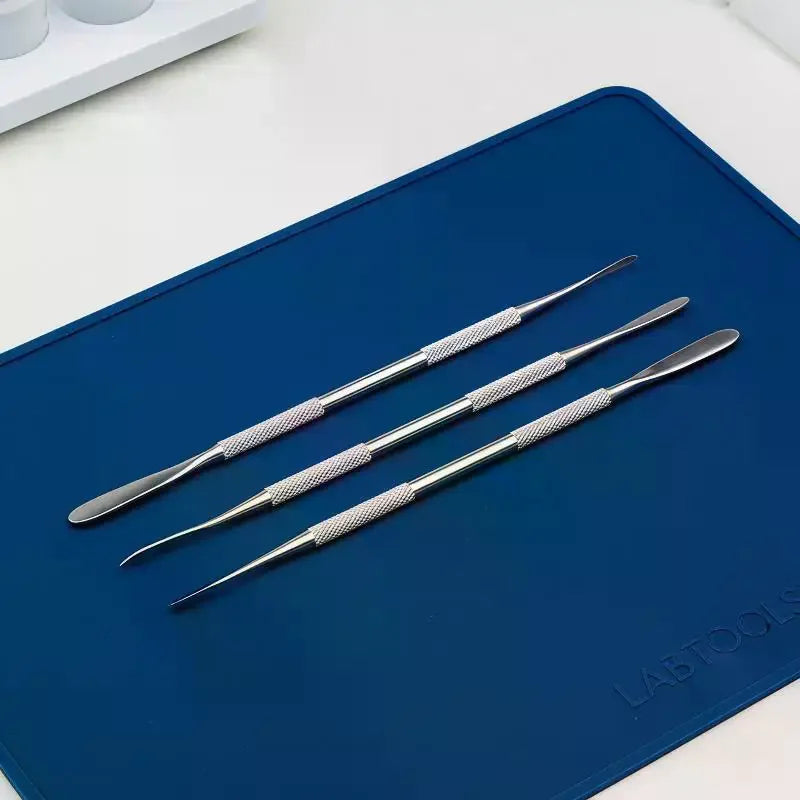 3-Piece Stainless Steel Clay Sculpting Spatula Set | Dual-Head Clay Sculpting Tool Set SPOT