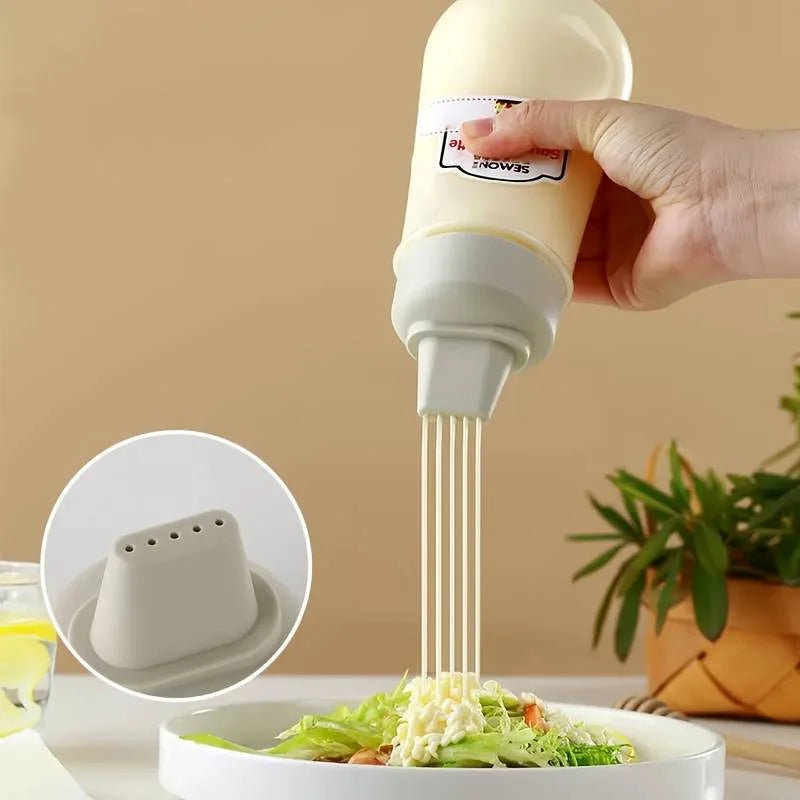 Leak-Proof Squeeze Sauce Bottles – Refillable Condiment Set Condiment Squeeze Bottle SPOT