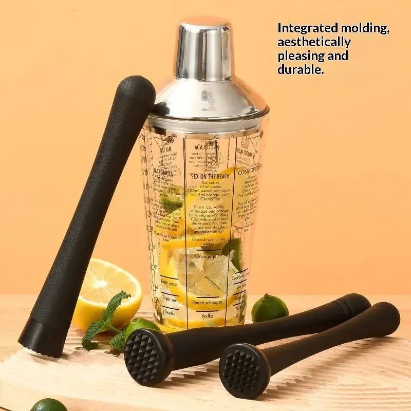 Professional Cocktail Muddler – Grooved Nylon Head Bar Tool Cocktail Muddler SPOT