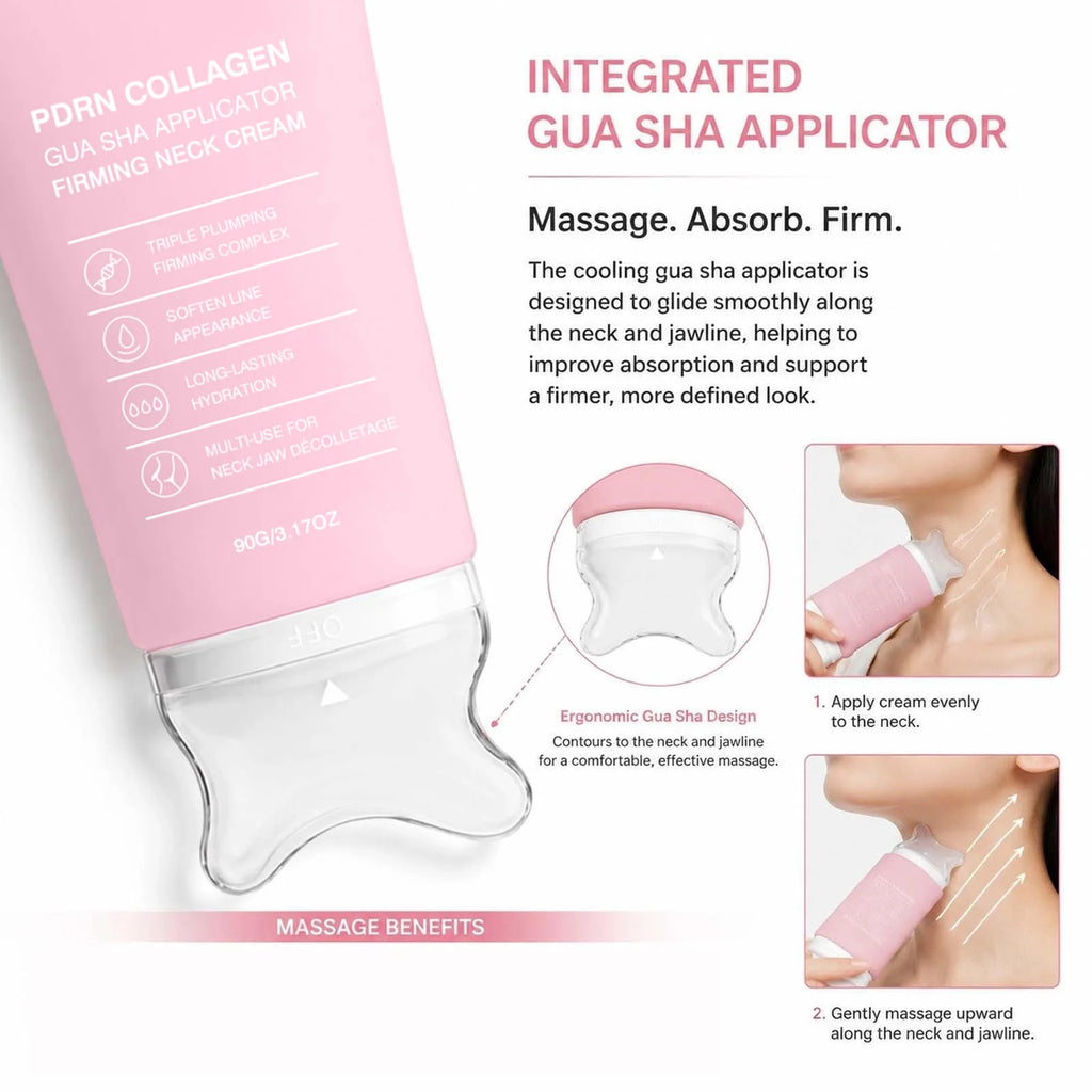 PDRN Collagen Gua Sha Neck Cream – Firming Contour Care Neck Firming Cream SPOT