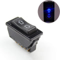 Universal 12V 20A Car Power Window Switch – 5-Pin Blue Automotive Window Switch SPOT Blue