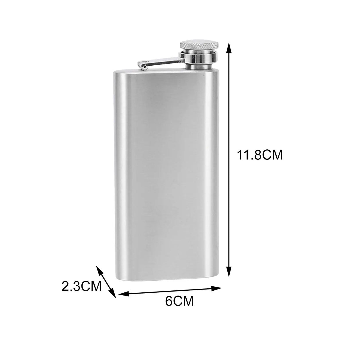 140ml Stainless Steel Hip Flask – Leakproof Pocket Travel Flask Hip Flask SPOT