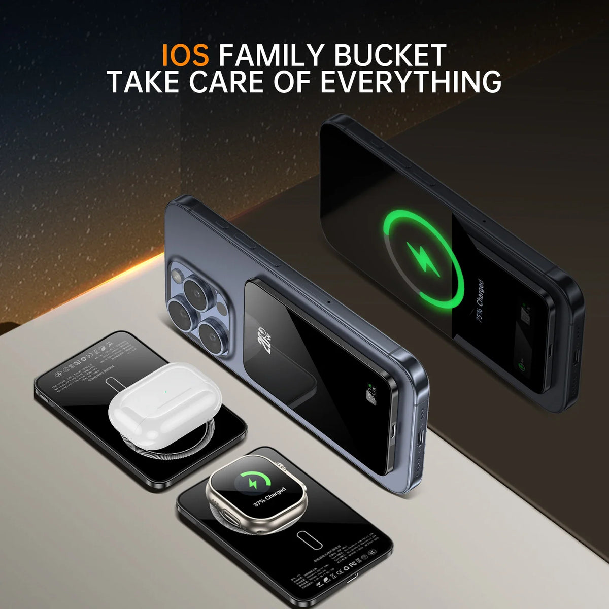 10000mAh Magnetic Wireless Power Bank 20W – MagSafe iPhone Wireless Power Bank SPOT