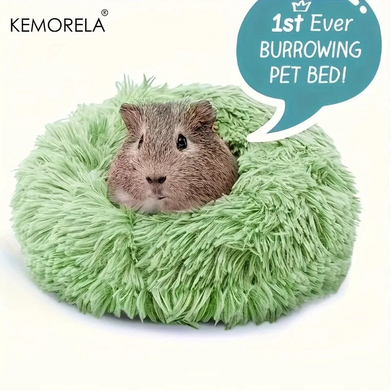 Ultra-Soft Plush Small Pet Nest – Hamster & Guinea Pig Bed Small Pet Bed SPOT Green 30CM