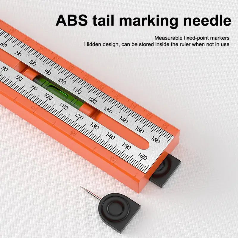 Foldable Multi Angle Ruler – Marking Protractor & Depth Gauge Angle Measuring Ruler SPOT