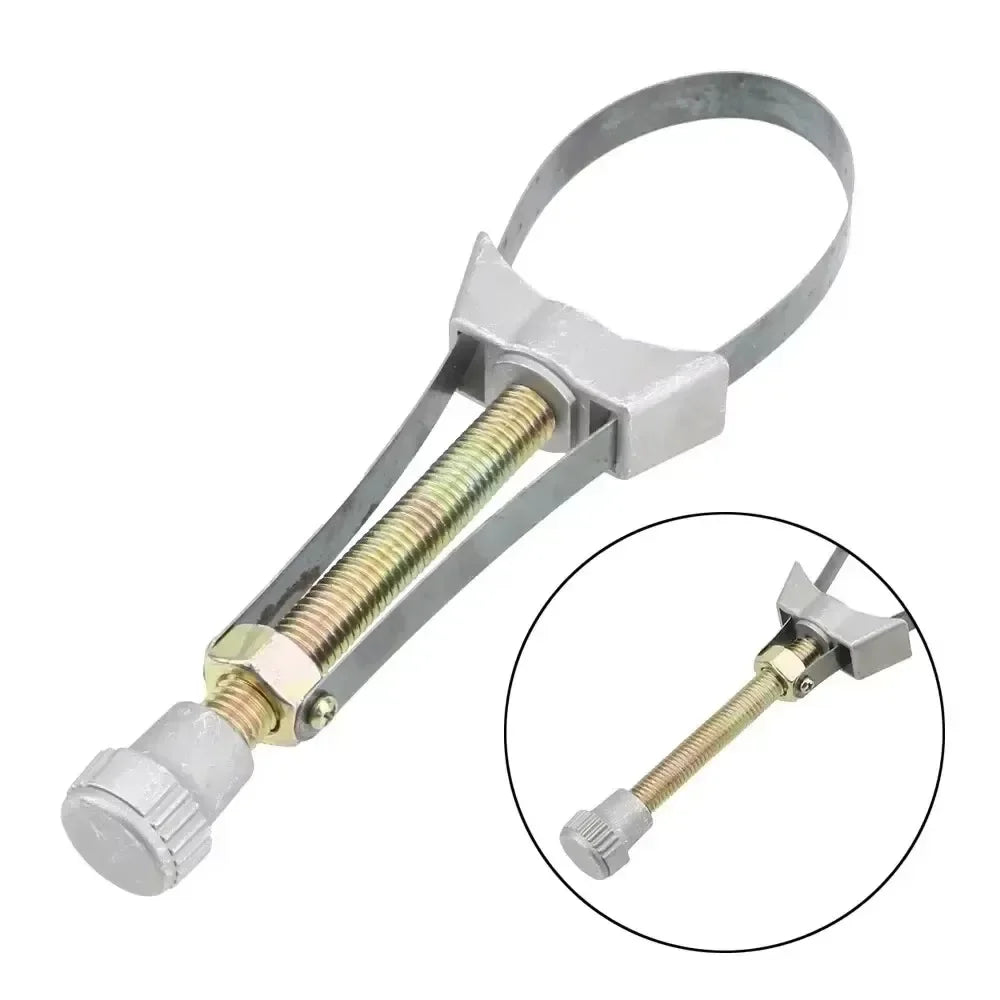 Universal Strap Oil Filter Wrench – Adjustable Removal Tool Oil Filter Wrench SPOT As Show